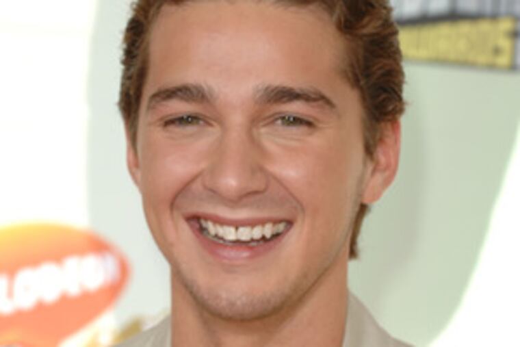 Actor Shia LeBouf stars in "Disturbia," which debuted at No. 1. His next two projects also look like winners.