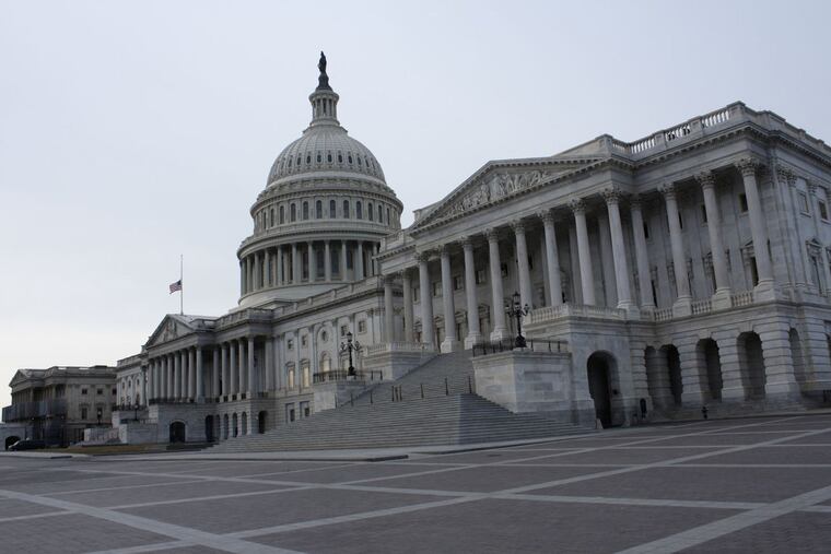 The East Front of the United States Capitol Building in Washington, D.C.