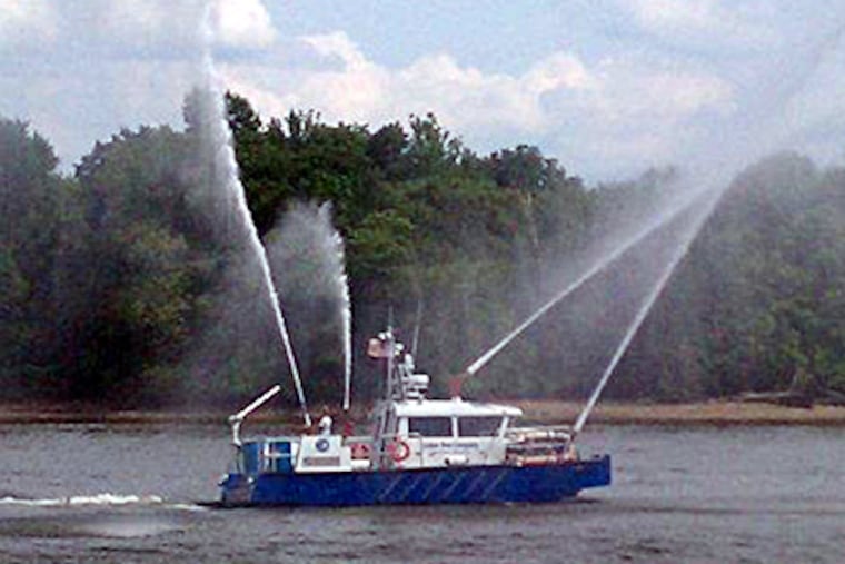 The Union Fire Company's $1 million fireboat, equipped to fight terror, has led to the resignation of two chiefs. Bensalem Police Dept.
