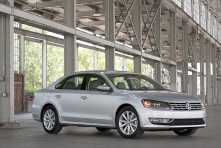 The 2012 Volkswagen Passat is built for full-size folks and got 30 m.p.g. during the Drivers Seat test.