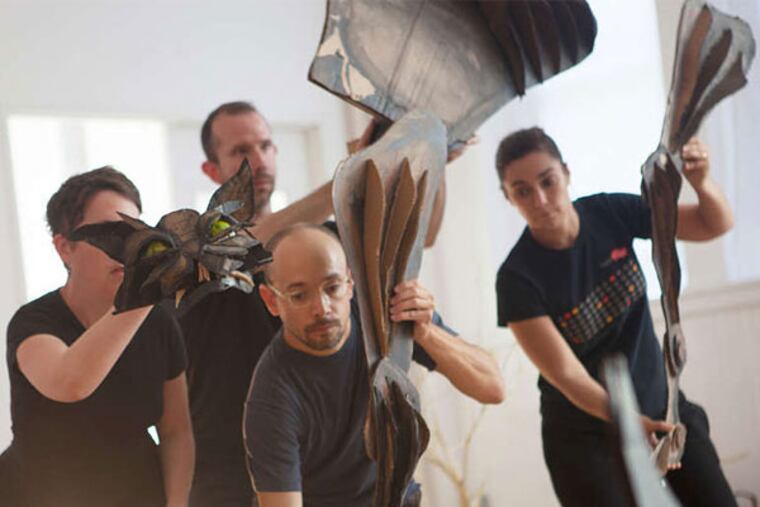 Cast of the adapted poem (from left): Amy Smith, Charlie DelMarcelle, Doug Hara, Genevieve Perrier.