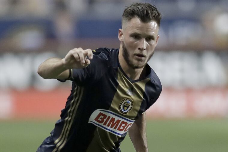 Philadelphia Union right back Keegan Rosenberry.