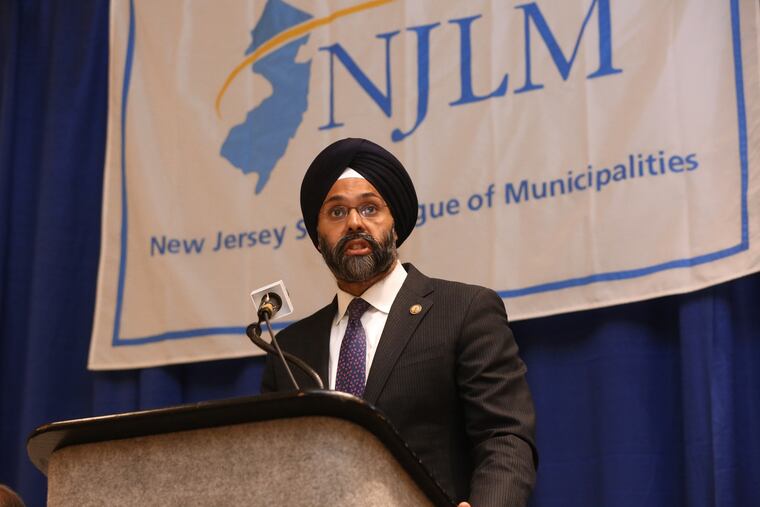 Gurbir Grewal, NJ Attorney General, speaks during the New Jersey State League of Municipalities Mayor's Box Luncheon in Atlantic City earlier this month.