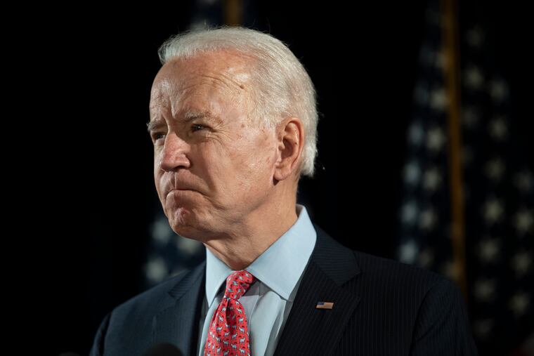 Democratic presidential candidate Joe Biden.
