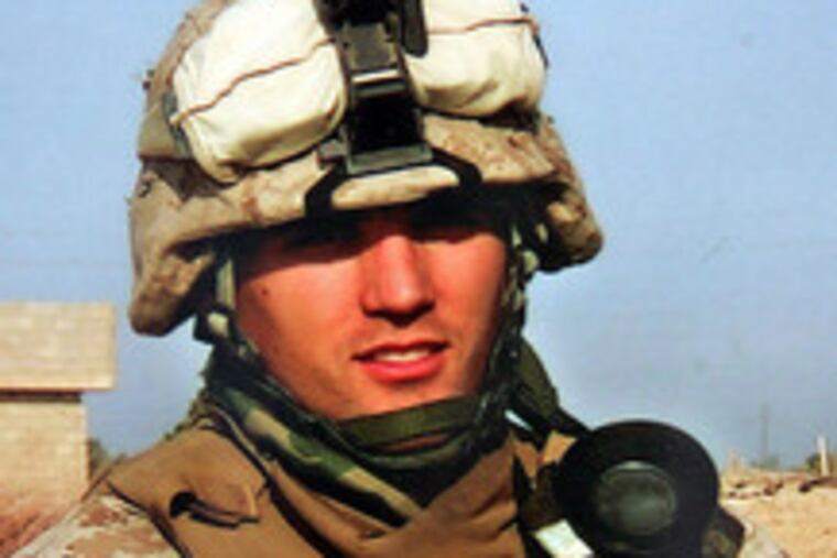 Marine First Lt. Travis Manion, shot to death April 29 in Iraq, had a "passion for making a difference," his father recalled.