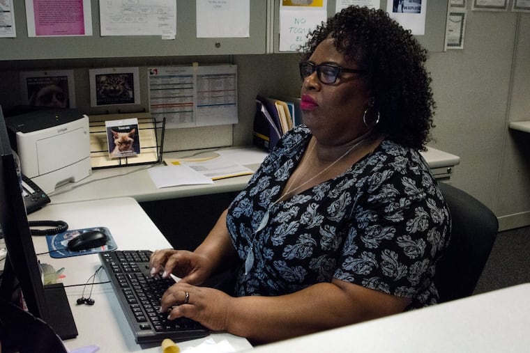 Laid off in 2011, executive assistant Karen Watson struggled to find work before landing a job as an executive assistant at SEPTA, a job she loves. “I consider them a second family.”