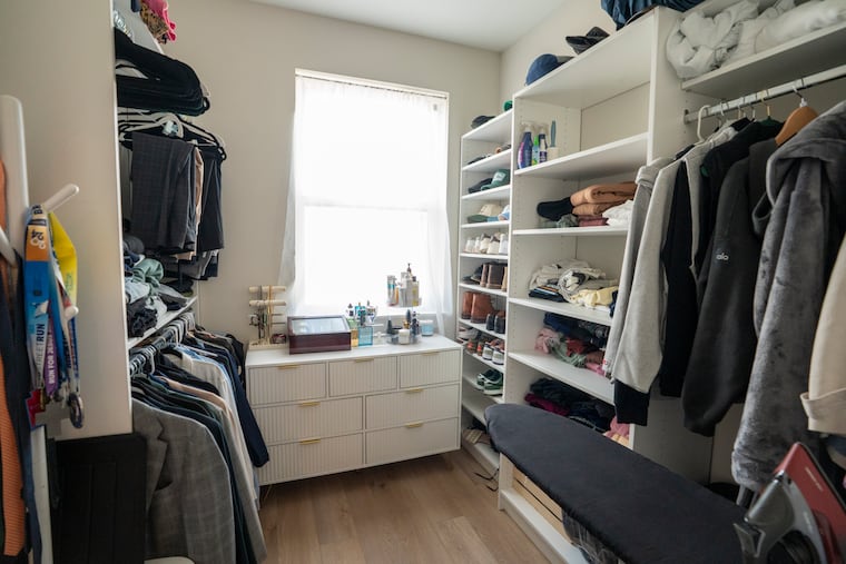 The primary suite includes a walk-in closet.
