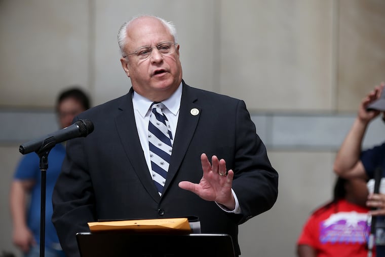 Former City Councilmember Al Taubenberger speaks at City Hall in June 2019.