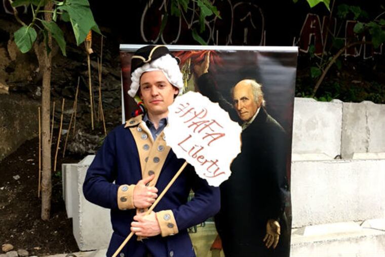 The first Crafty Hour hosted by the Pennsylvania Academy of the Fine Arts was in June, held at the The PHS Viaduct Pop Up Garden. The craft was the creation of Colonial era wigs, made while sipping beer. The last Crafty Hour on Aug. 18 will focus on the creation of paper dolls.