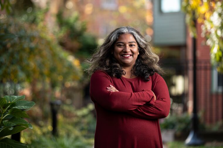 Priya Mammen near her home in Philadelphia.