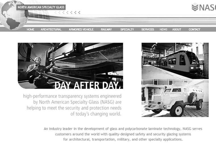 North American Specialty Glass retains an online presence even though the manufacturing company shut down last month.