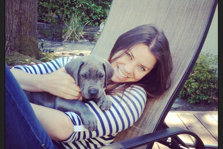 Brittany Maynard and her dog Charley in 2013