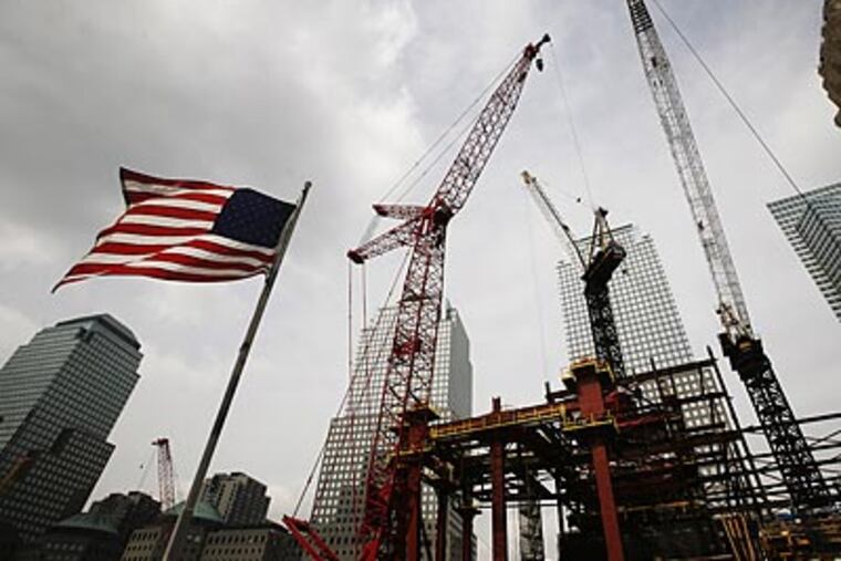 Friday will mark the eighth anniversary of the terrorist attacks of Sept. 11, 2001. (Mark Lennihan/AP)