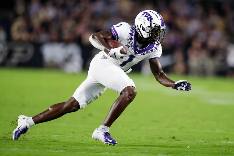 The 5-foot, 10½-inch Reagor said he “was heavy” at the combine when he ran the 40. He weighed 206 but dropped nearly ten pounds when he was clocked at 4.2 during a virtual pro day.