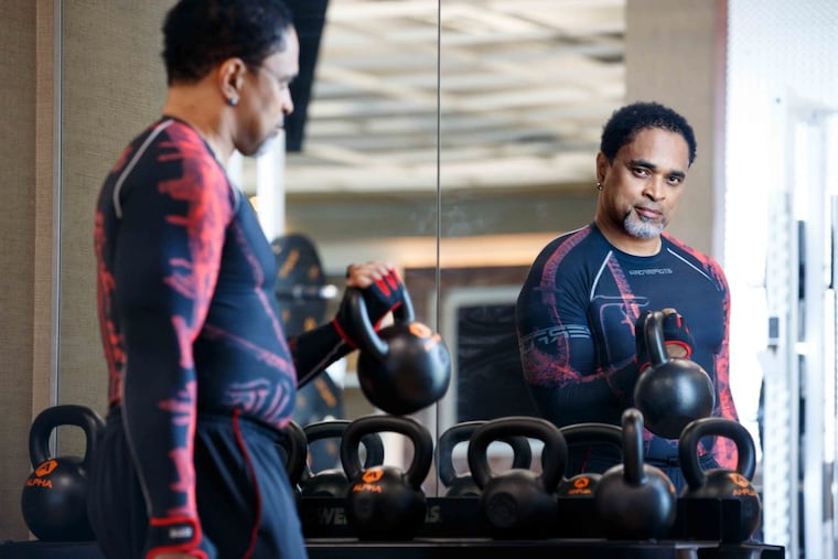 Damascene Pierre Paul photographed at Lifetime Fitness, in King of Prussia, PA, on Monday, June 12, 2017.
