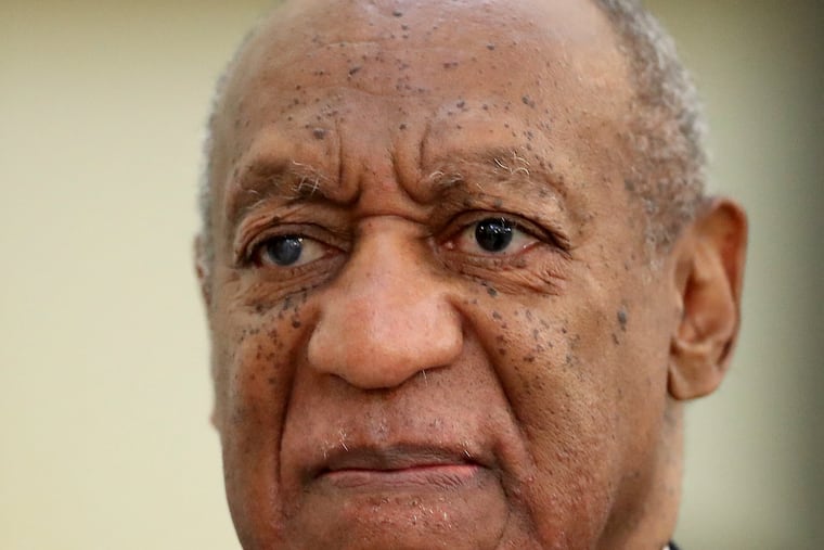 In a file photo, Bill Cosby arrives at the Montgomery County Courthouse in Norristown for his sentencing hearing on Sept. 24, 2018.