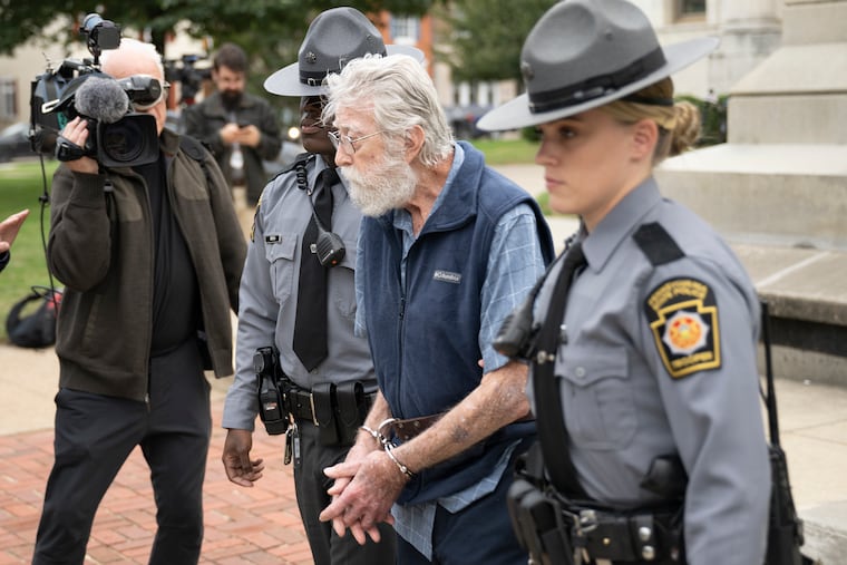 David Zandstra, seen here in September 2023 after being extradited to Delaware County, provided a confession to police that his attorney, Mark Much, says was coerced. Much is seeking to have the confession suppressed at trial.