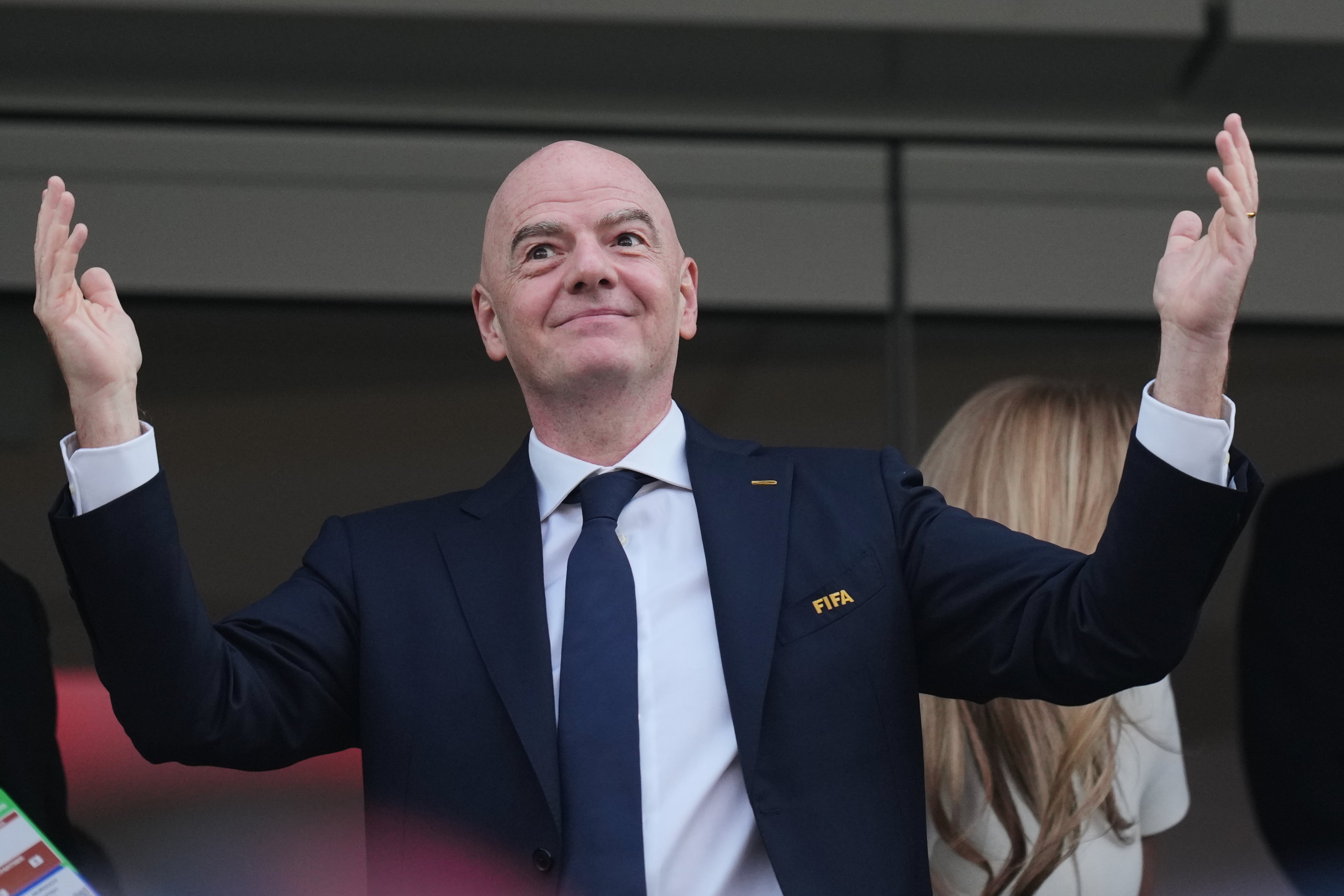 Infantino says FIFA will analyze using hydration breaks at future World Cups