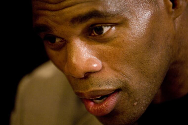 Former Eagles running back Herschel Walker, 47, is training for his MMA debut. (Alfred Giancarli / For the Daily News)