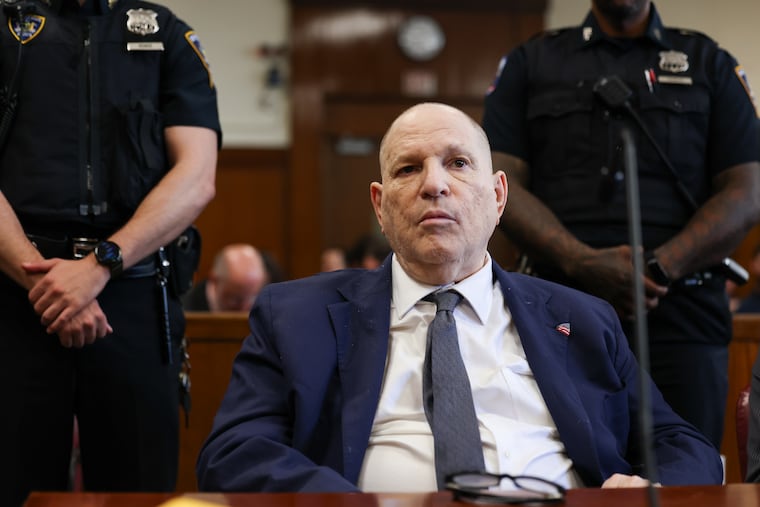 Harvey Weinstein appears in Manhattan criminal court Tuesday.