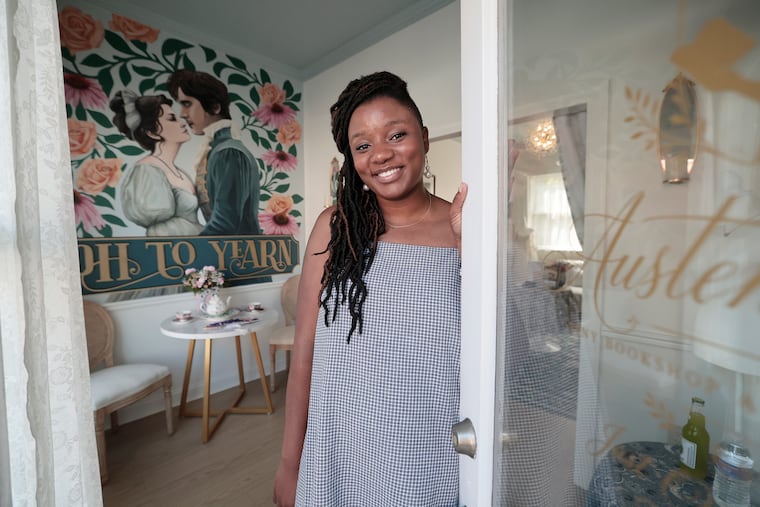 Charity Herndon is the founder of Austen’s Shelf, which recently expanded from a mobile bookstore to a brick-and-mortar in Bordentown, N.J.