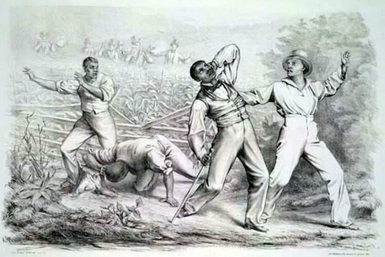 This drawing, "Effects of the Fugitive Slave Law" by Theodor Kaufmann is part of the Library of Congress collections.