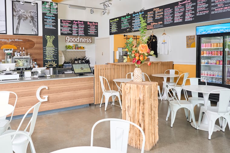 The inside of the Goodness Bowls in Villanova
