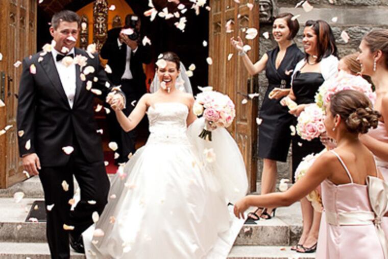 Courtney Harris and Adam Jackson were married September 10, 2010 in Bryn Mawr. (Baiada Photography)