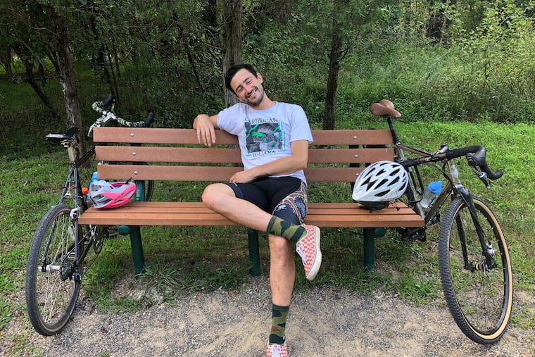 Will Lindsay was killed by a driver while riding his bike along Ridge Avenue on July 12. A solidarity ride on Sunday, July 26, is a memorial "for everyone who’s ever been lost on a bicycle," said his partner, Sylvie Smith.
