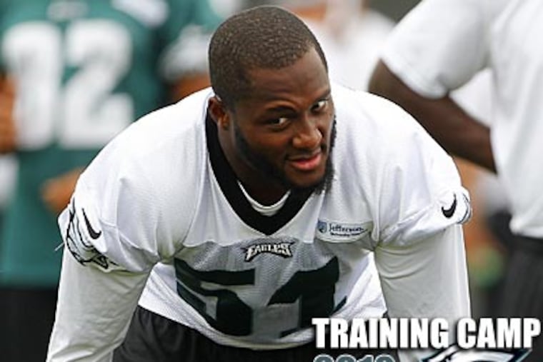 Jamar Chaney was promoted to starting nickel linebacker before leaving Thursday's practice. (Rich Schultz/AP)