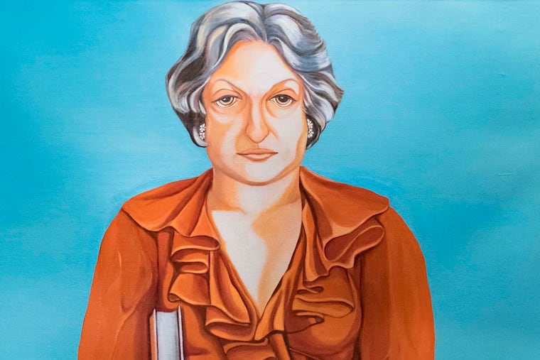 June Blum's Betty Friedan, part of "The Sister Chapel" collaborative.