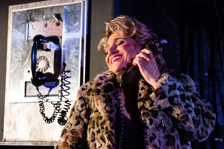 Soprano Patricia Racette in La voix humaine, presented by Opera Philadelphia Saturday night at Theatre of Living Arts on South Street as part of the O18 opera festival.