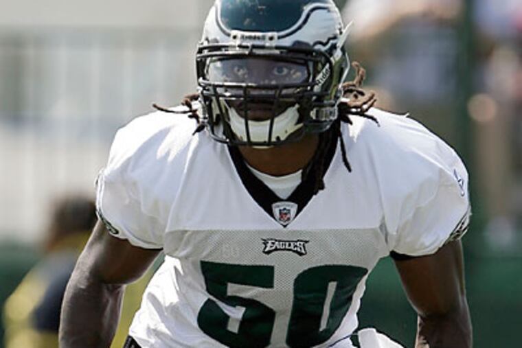 Ernie Sims has not been afraid to embrace the physical side of football. (Yong Kim/Staff Photographer)