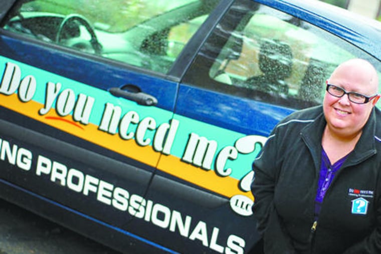 Renee Rawcliffe , who has cancer herself, owns one of the cleaning firms that give free service to cancer patients.