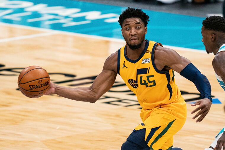 Donovan Mitchell and his Utah Jazz teammates sit atop the NBA power rankings.