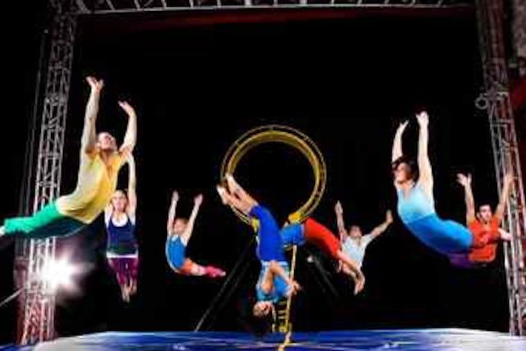 STREB combines modern dance, circus moves, martial arts, and Hollywood-style stunts for a breathtaking performance. Feb. 4 to 6 at the Annenberg Center.