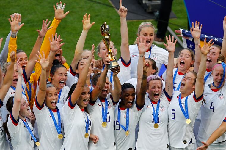 Delran native Carli Lloyd lifted the World Cup trophy when the U.S. women's soccer team won its second straight title earlier this month in France. The Americans will play the second game of their World Cup victory tour on Aug. 29 at Philadelphia's Lincoln Financial Field.