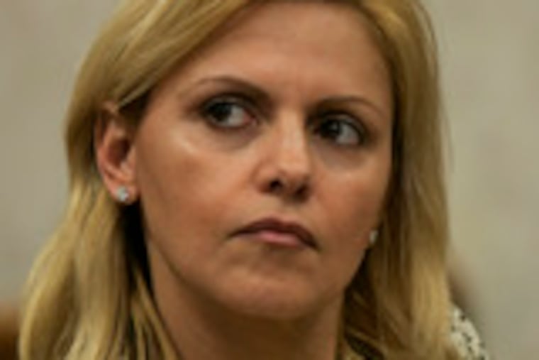 Dina Matos McGreevey listened to the testimony of her soon-to-be-ex-husband, former Gov. James E. McGreevey, in their divorce case at the Union County Courthouse last week.