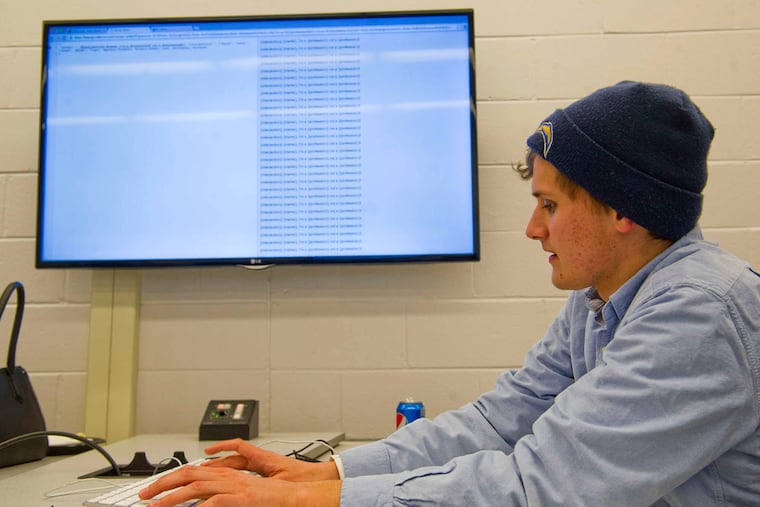 Student Mark Baker: "Media and Internet really transform how we look at politics."