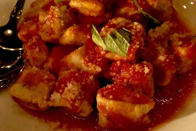 Gnocchi at Giuseppe & Sons, 1523 Sansom St.
