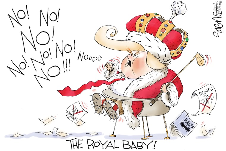 Signe Wilkinson cartoon du jour
TOON08
Royal Baby