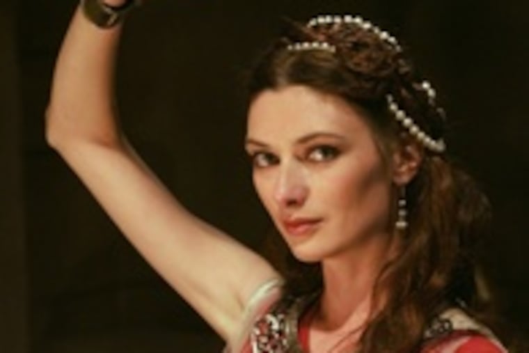 Sexy Empress Theodora, wife of bad-boy Justinian, heats up "The Dark Ages" and its warfare, disease and imperiled knowledge.