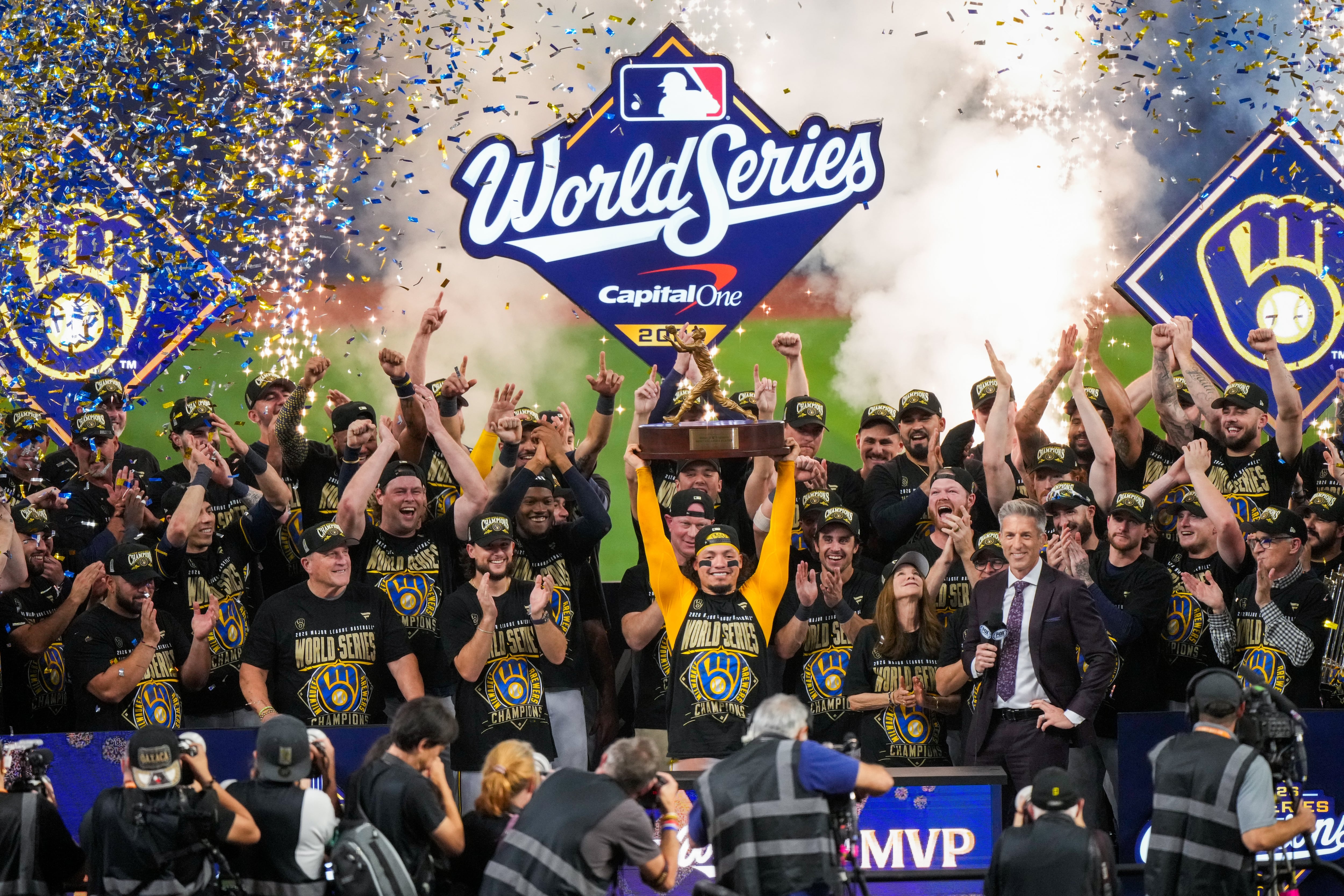 Brewers beat the Rays 4-1 in Game 5 to win the first World Series title in franchise history