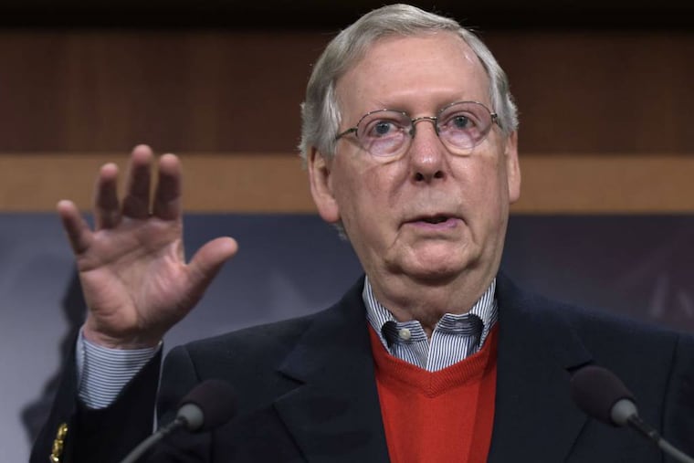 Nobody in recent memory has argued so frequently and so passionately against himself as Senate Majority Leader Mitch McConnell of Kentucky.