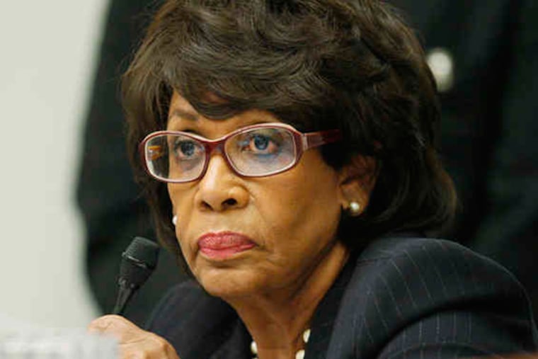 Rep. Maxine Waters (D., Calif.).