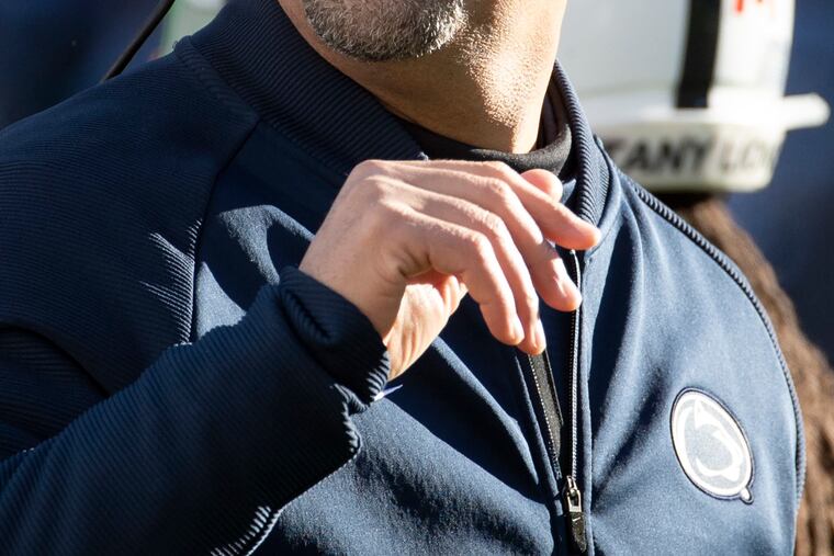 James Franklin is 55-23 since he was hired at Penn State in 2014.