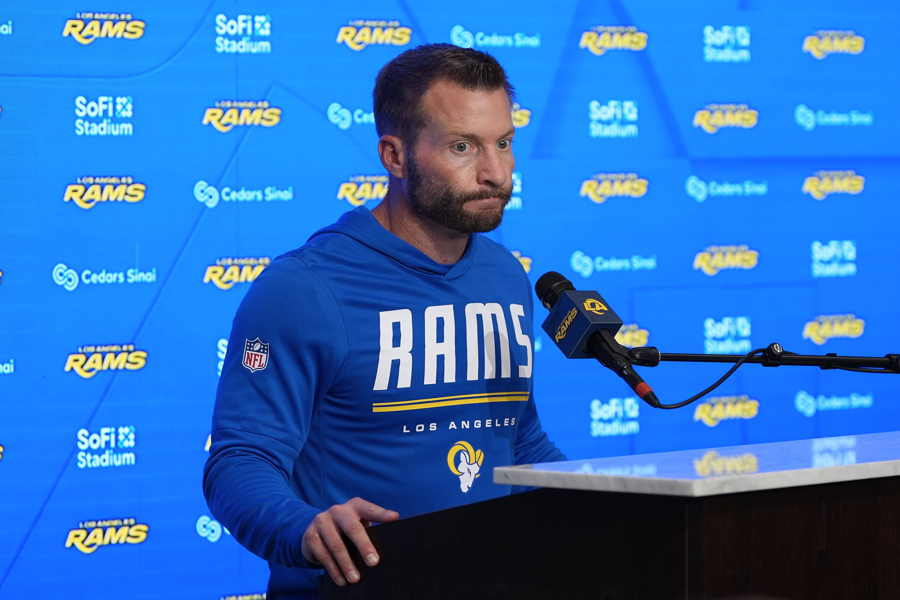 Super Bowl favorite Rams' latest loss has Sean McVay searching for ways 'not to beat ourselves'