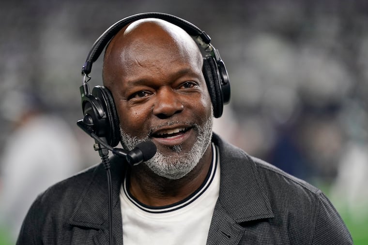 Former Dallas Cowboys running back Emmitt Smith attends an NFL football game between the Dallas Cowboys and the Philadelphia Eagles, Sunday, Dec. 10, 2023, in Arlington, Texas.