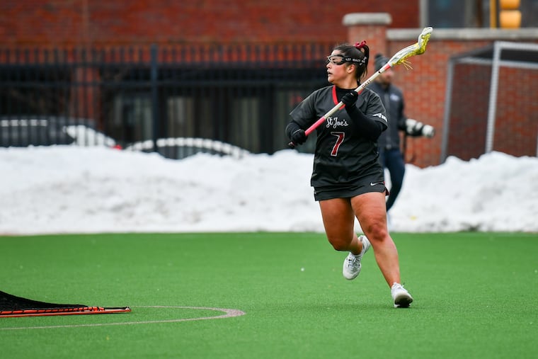 Alexa Capozzoli broke St. Joe’s career assists record this season.