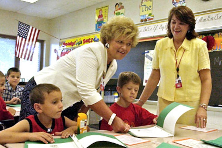 Myra Forrest (center) was fired as superintendent on June 22. (Staff File Photo)